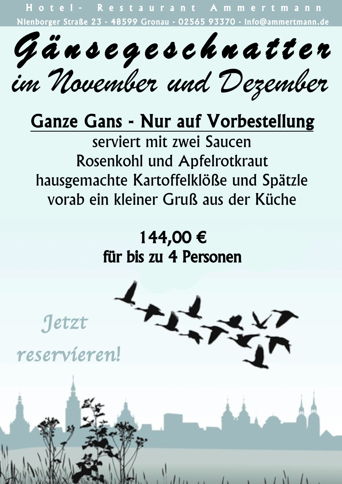 Gänsegeschnatter 2025