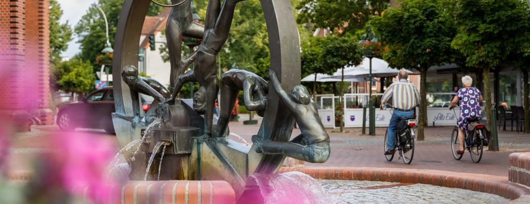 Gronau Innenstadt Brunnen 01